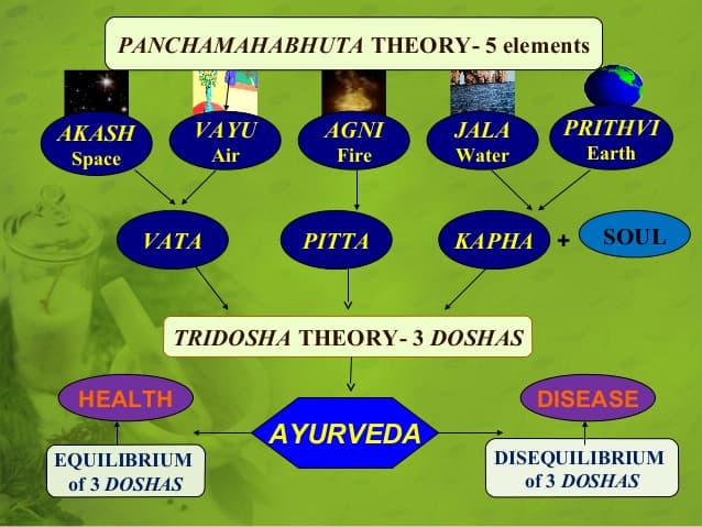 PRINCIPLES OF AYURVEDA / DOSHAS - VATA PITTA KAPHA